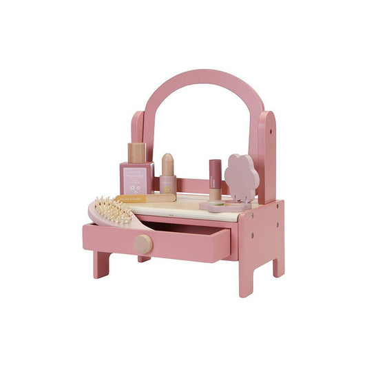 Little Dutch Wooden Vanity Table - Flowers + Butterflies - Pink